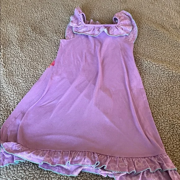 Disney Pink Little Mermaid Ariel Ruffle Nightgown - Picture 6 of 6
